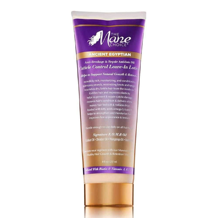 The Mane Choice Ancient Egyptian Anti-Breakage & Repair Antidote Cuticle Control Leave-In Lotion 237ml - Curly Stop