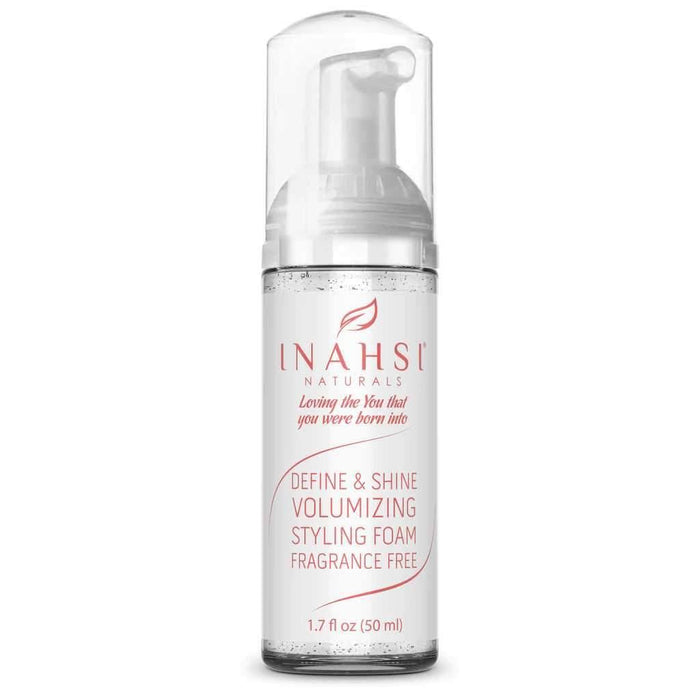 Inahsi Naturals Define & Shine Volumizing Styling Foam - Curly Stop